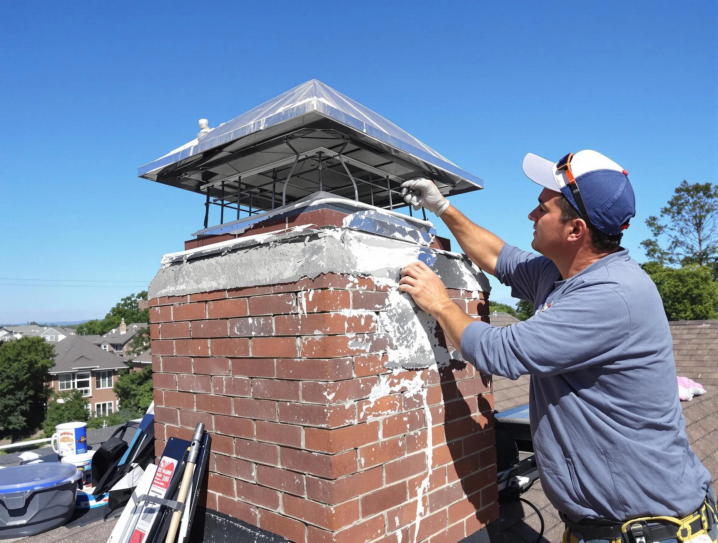 Chimney Crown Services service in Greenbrier, TN